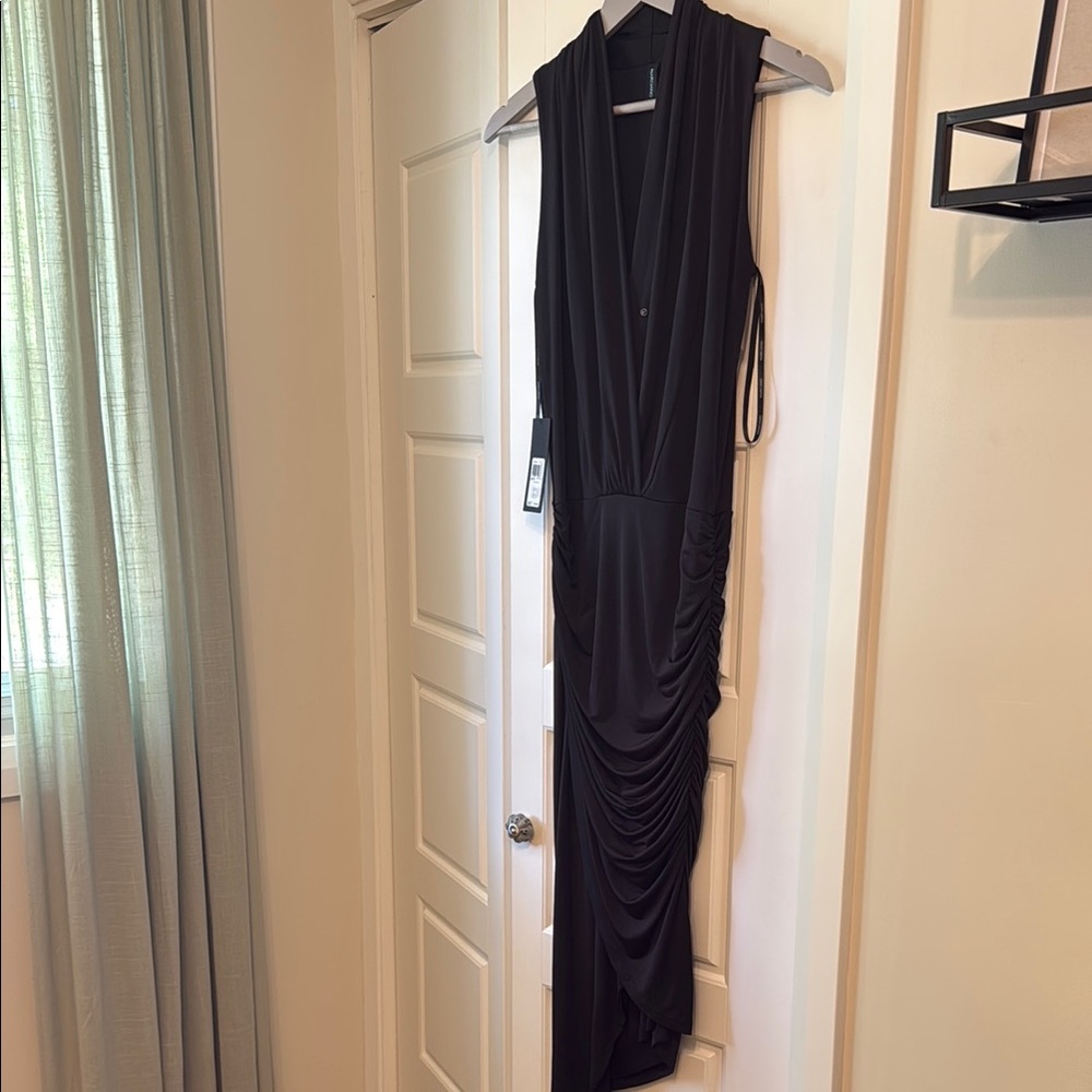Marciano Black Asymmetrical Dress
